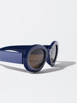 PARFOIS Gafas De Sol Ovaladas Azul Shop