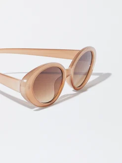 PARFOIS Gafas De Sol Ovaladas Camel Outlet