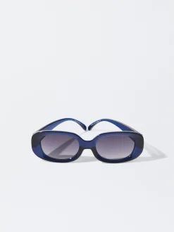 PARFOIS Gafas De Sol Ovaladas Azul Discount