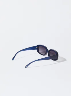 PARFOIS Gafas De Sol Ovaladas Azul Discount