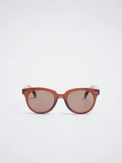 PARFOIS Gafas De Sol Redondas Marr&oacute;n Flash Sale
