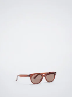 PARFOIS Gafas De Sol Redondas Marr&oacute;n Flash Sale