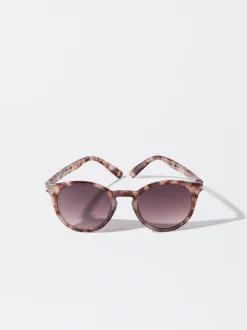 PARFOIS Gafas De Sol Redondas Marr&oacute;n Outlet