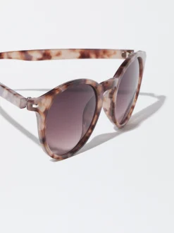 PARFOIS Gafas De Sol Redondas Marr&oacute;n Outlet