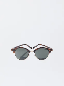 PARFOIS Gafas De Sol Redondas Marr&oacute;n Cheap