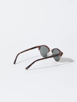 PARFOIS Gafas De Sol Redondas Marr&oacute;n Cheap