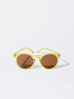 PARFOIS Gafas De Sol Redondas Gris New