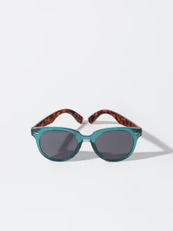 PARFOIS Gafas De Sol Redondas Azul Best Sale