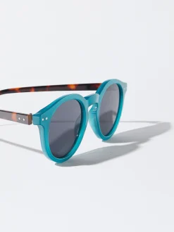 PARFOIS Gafas De Sol Redondas Azul Clearance