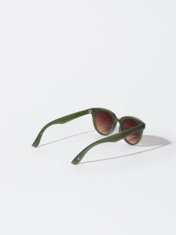 PARFOIS Gafas De Sol Redondas Caqui Flash Sale