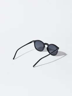 PARFOIS Gafas De Sol Redondas Negro Fashion