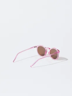 PARFOIS Gafas De Sol Redondas Rosa Cheap