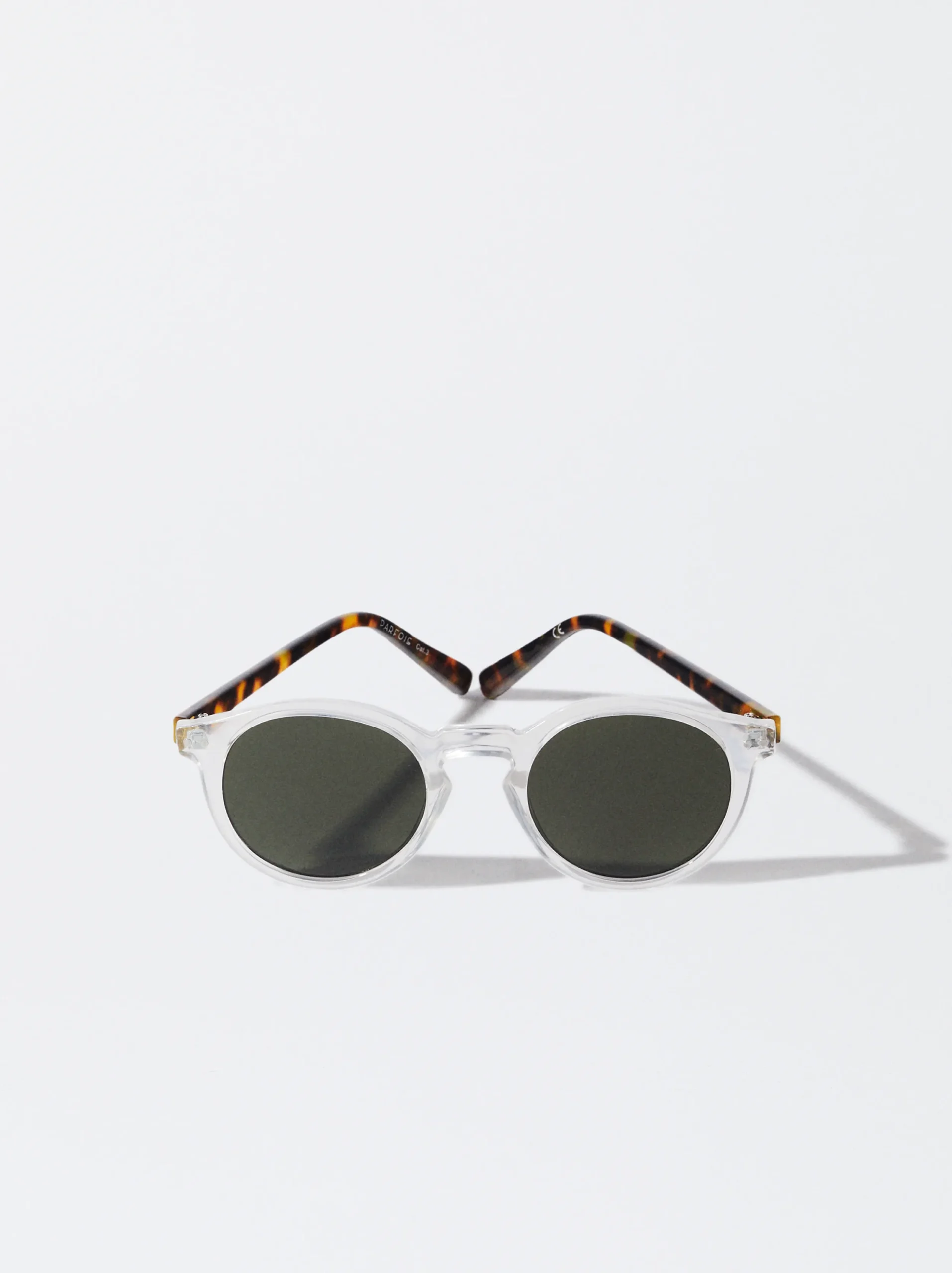 PARFOIS Gafas De Sol Redondas Carey Gris Shop