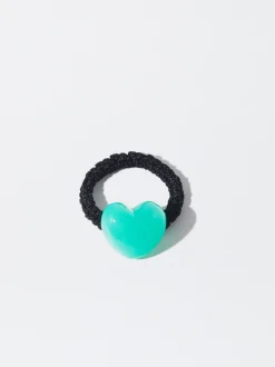 PARFOIS Goma Coraz&oacute;n Para El Pelo Azul New