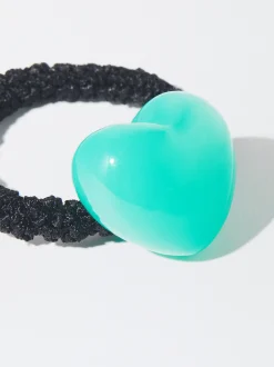 PARFOIS Goma Coraz&oacute;n Para El Pelo Azul New