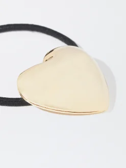 PARFOIS Goma Coraz&oacute;n Para El Pelo Dorado Cheap