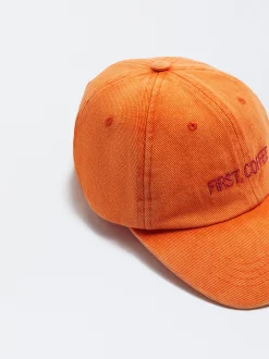 PARFOIS Gorra Denim Naranja New