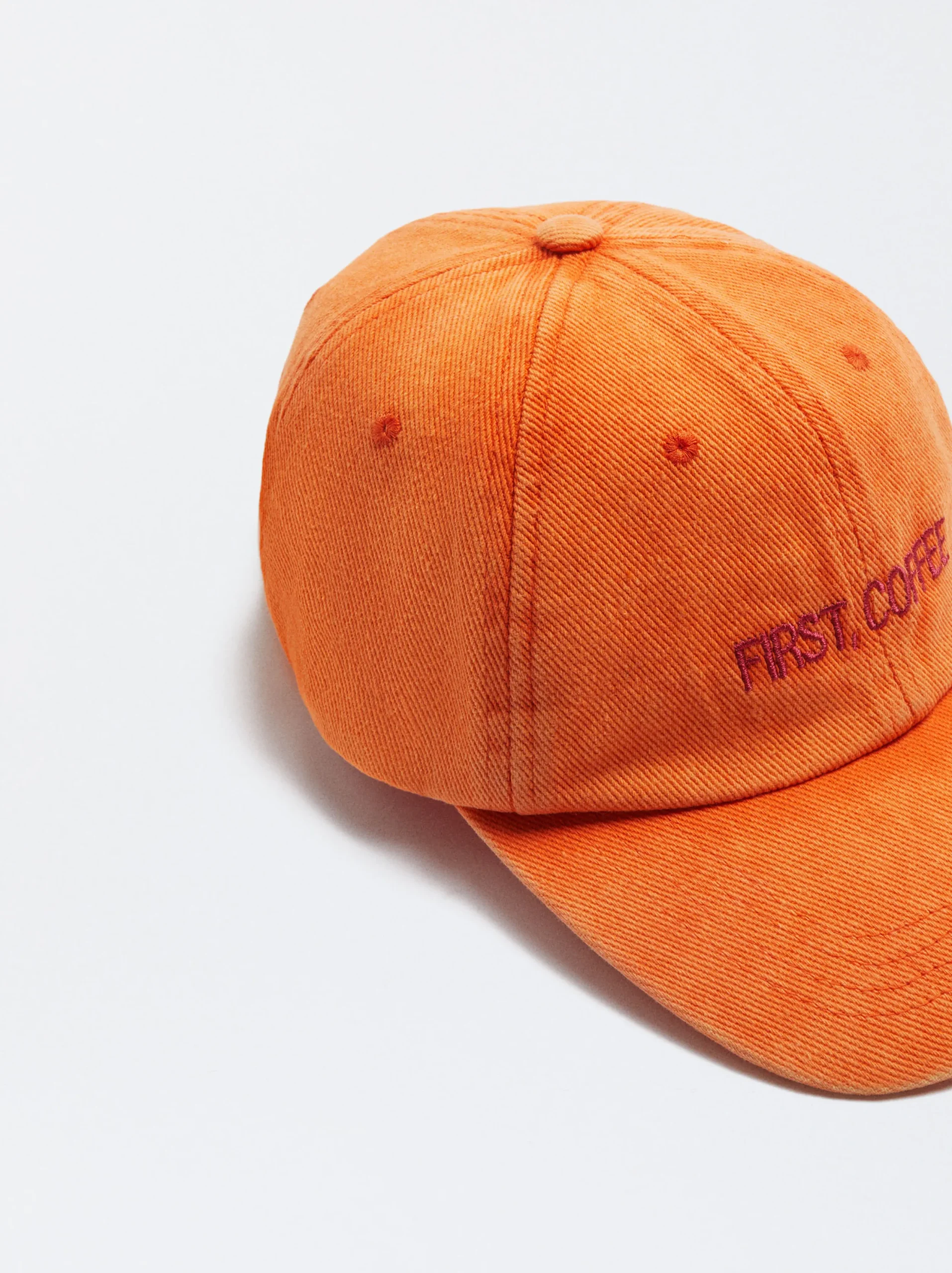 PARFOIS Gorra Denim Naranja New