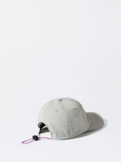 PARFOIS Gorra Nylon Reciclado Con Cord&oacute;n Gris Flash Sale