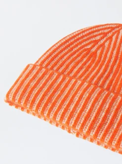 PARFOIS Gorro 100% Cashmere Naranja Cheap