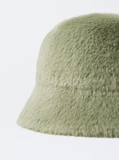 PARFOIS Gorro Bucket Con Pelo Caqui Shop