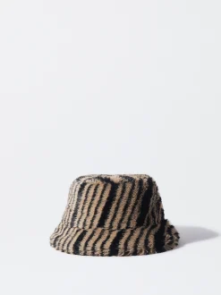 PARFOIS Gorro Bucket Con Pelo Multicor Store