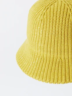 PARFOIS Gorro Bucket De Punto Amarillo Shop