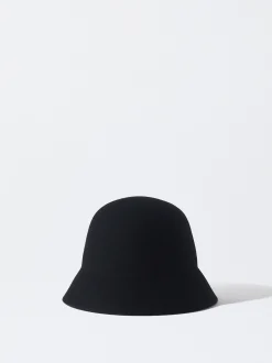 PARFOIS Gorro Bucket De Punto Negro Shop