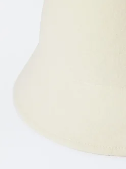 PARFOIS Gorro Bucket De Punto Blanco Best Sale
