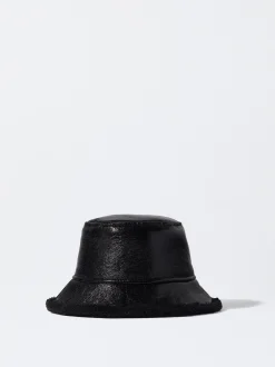 PARFOIS Gorro Bucket Impermeable Charol Negro Outlet