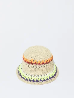PARFOIS Gorro Bucket Trenzado Crudo Hot