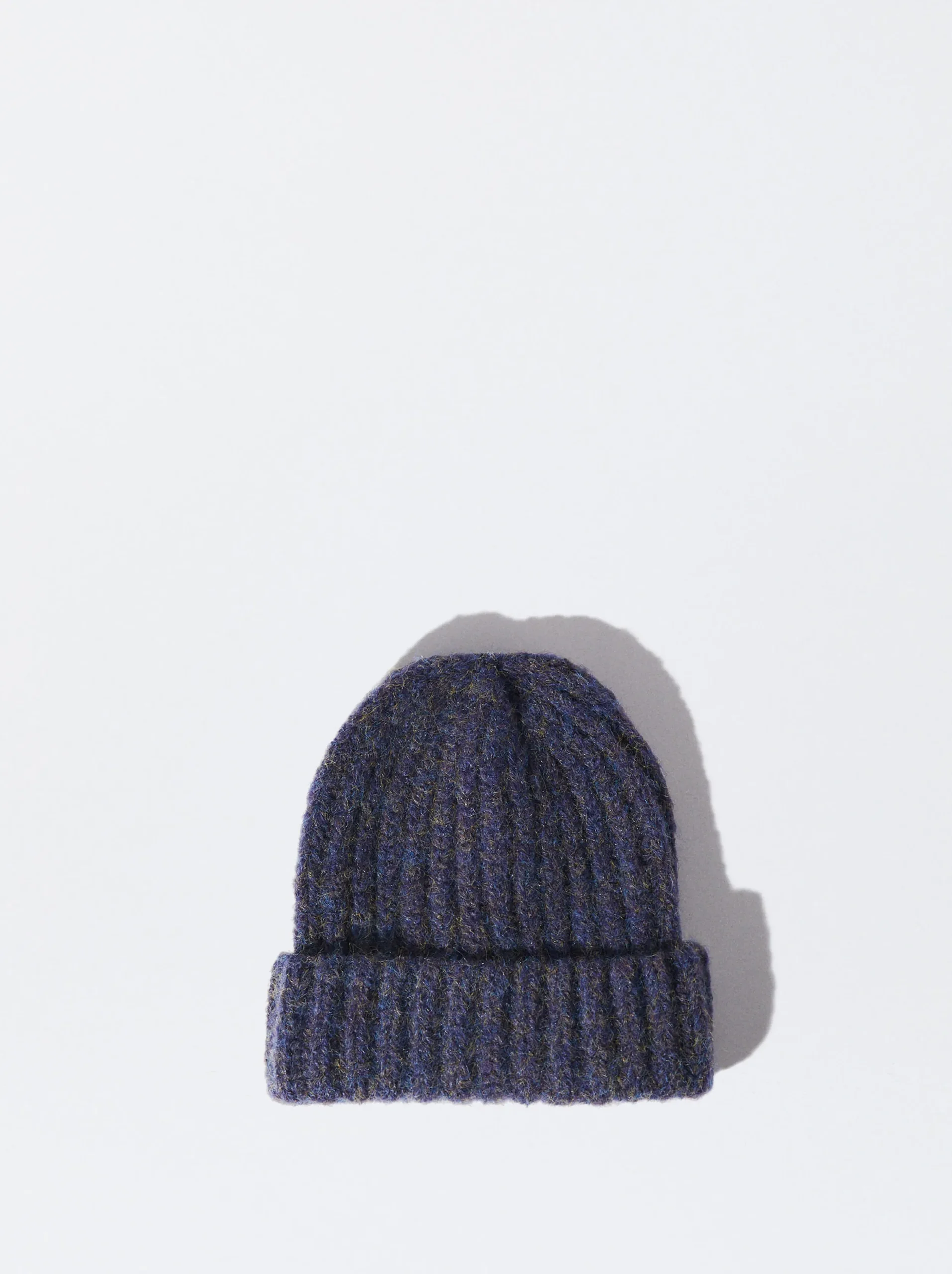PARFOIS Gorro De Punto Con Vuelta Azul Shop