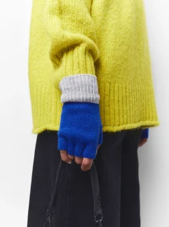 PARFOIS Guantes 100% Cashmere Azul Online