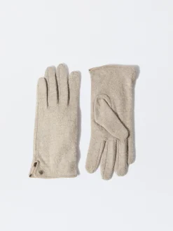 PARFOIS Guantes De Lana Beige Cheap