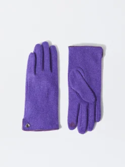 PARFOIS Guantes De Lana Violeta Shop