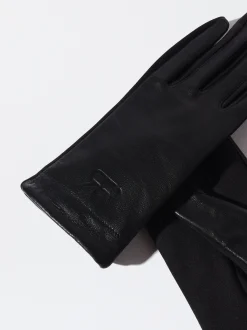 PARFOIS Guantes De Piel Negro Online