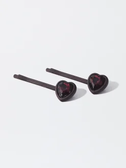 PARFOIS Horquillas Con Cora&ccedil;&atilde;o Rosa Store
