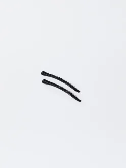 PARFOIS Horquillas Con Cristales Negro Best Sale
