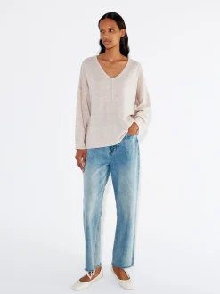 PARFOIS Jersey 100% Cachemira Beige Cheap