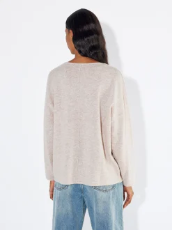 PARFOIS Jersey 100% Cachemira Beige Cheap