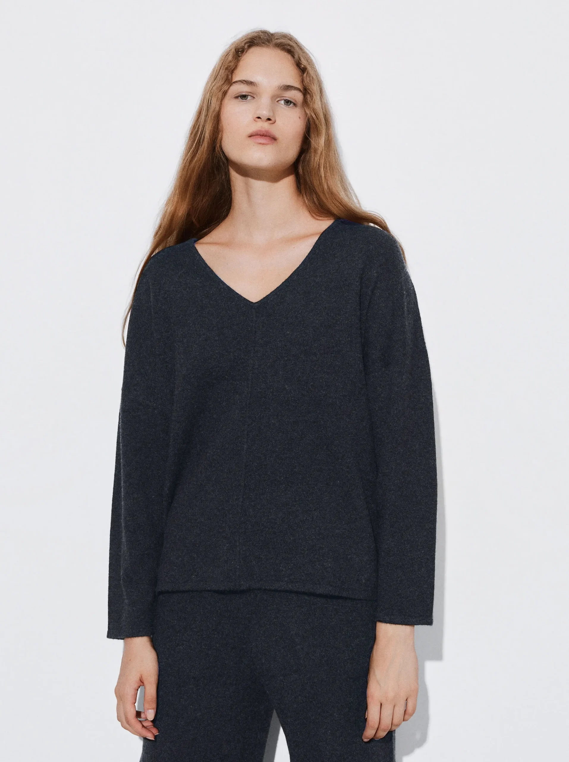 PARFOIS Jersey 100% Cachemira Gris Best