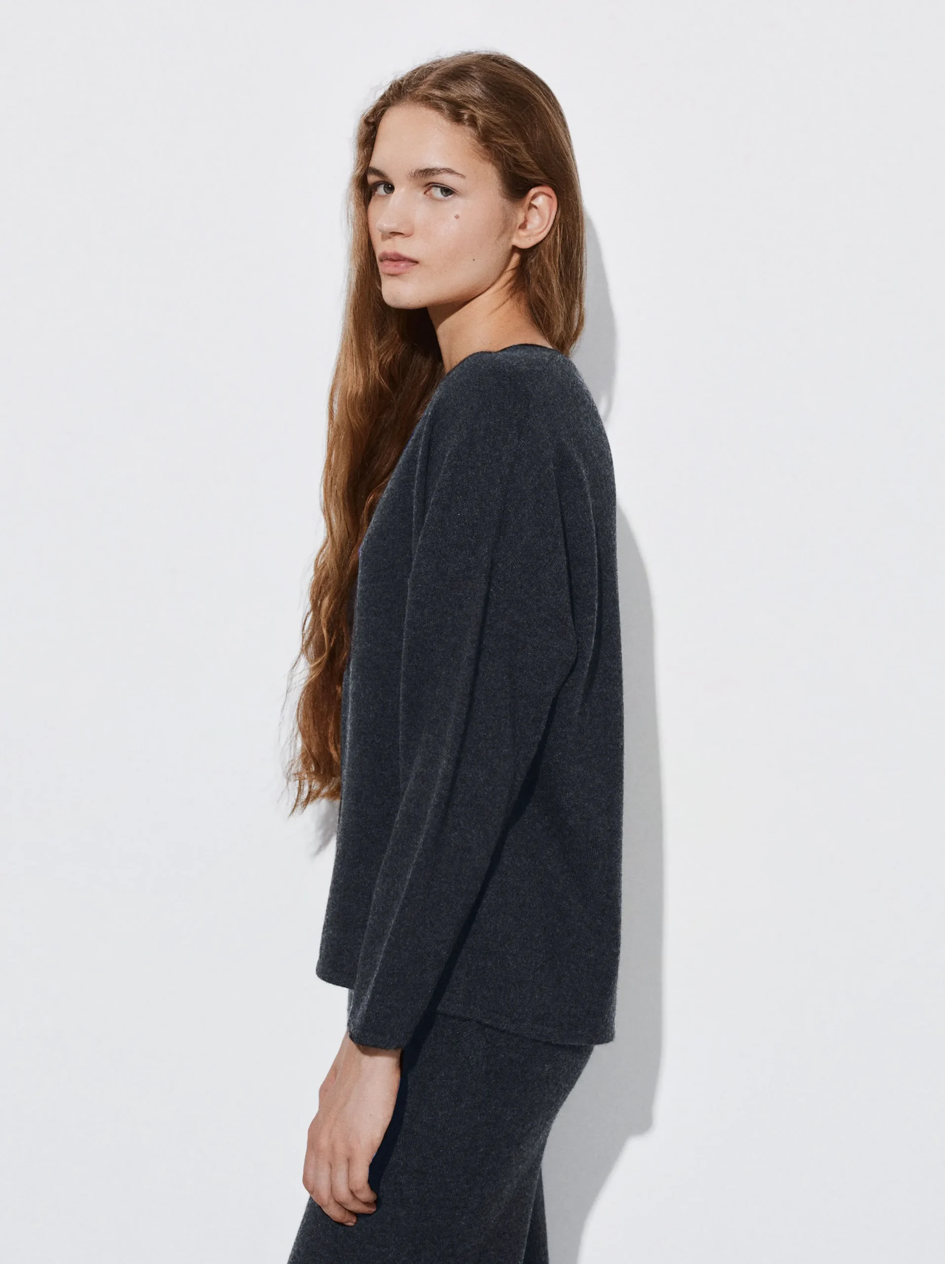 PARFOIS Jersey 100% Cachemira Gris Best
