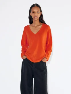 PARFOIS Jersey 100% Cachemira Naranja Discount