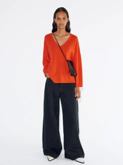 PARFOIS Jersey 100% Cachemira Naranja Discount
