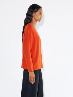 PARFOIS Jersey 100% Cachemira Naranja Discount