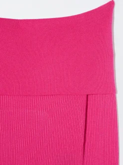 PARFOIS Jersey Con Hombros Descubiertos Fucsia Best Sale