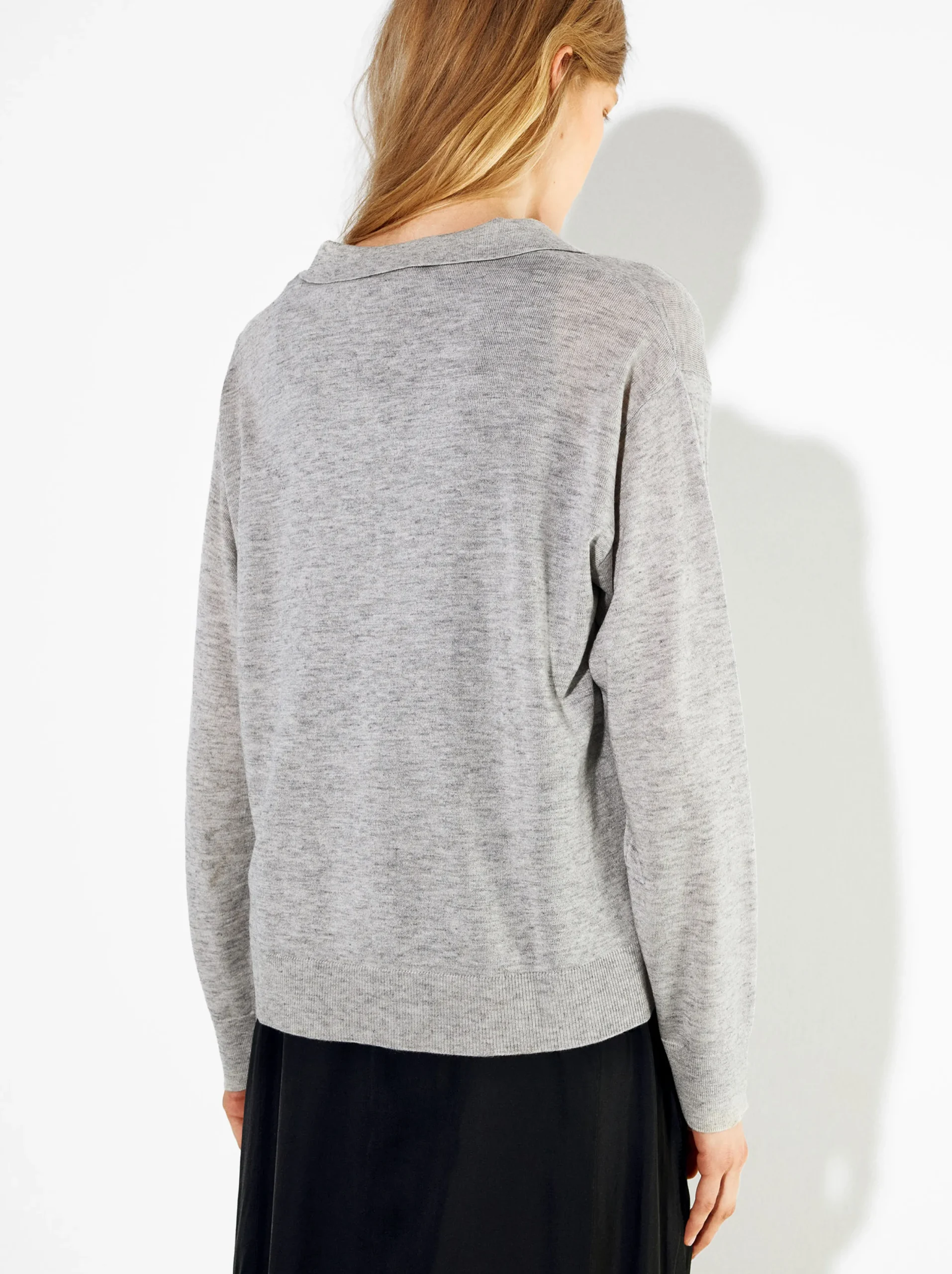 PARFOIS Jersey De Punto Con Lana Gris Best