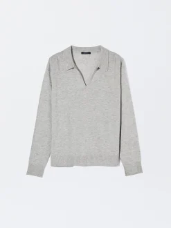 PARFOIS Jersey De Punto Con Lana Gris Best