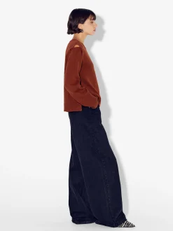 PARFOIS Jersey De Punto Con Lana Teja Sale