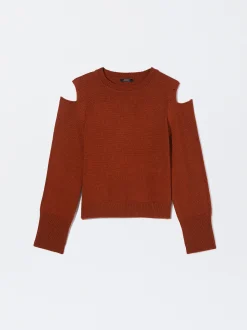 PARFOIS Jersey De Punto Con Lana Teja Sale